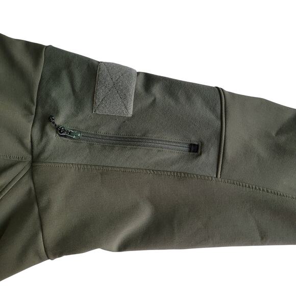 Wild Things Tactical Soft Shell Jacket Hood Fleece Lined Men Size L Techwear USA - Picture 8 of 13